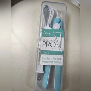💎HOST PICK💎Lori ProSeries Mini Travel Flat Iron  Hair Tool Mint Coral